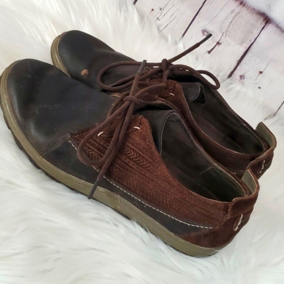 Merrell Ashland Leather Coffee Bean Brown Lace Up Shoes Sneakers Womens Size 7.5 - Picture 9 of 17